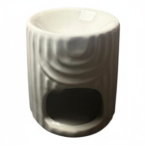 PureZen – Lampă de Aromaterapie Ceramică Albă