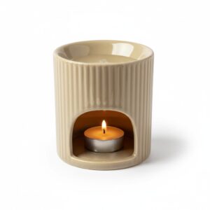 TerraZen – Lampă de Aromaterapie Ceramică Maro